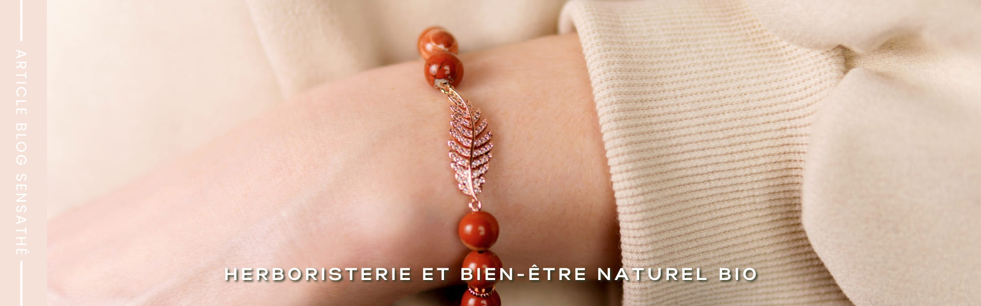 Bracelet lithothérapie femme - Herboristerie Sensathé